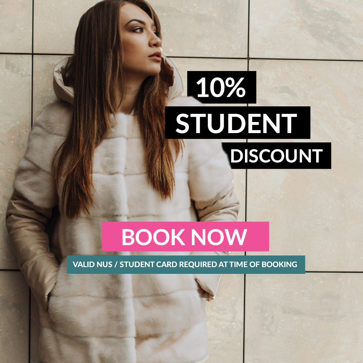 student discount banner 