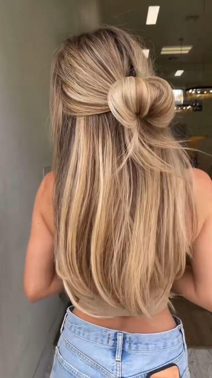 Half-Up, Half-Down Knot