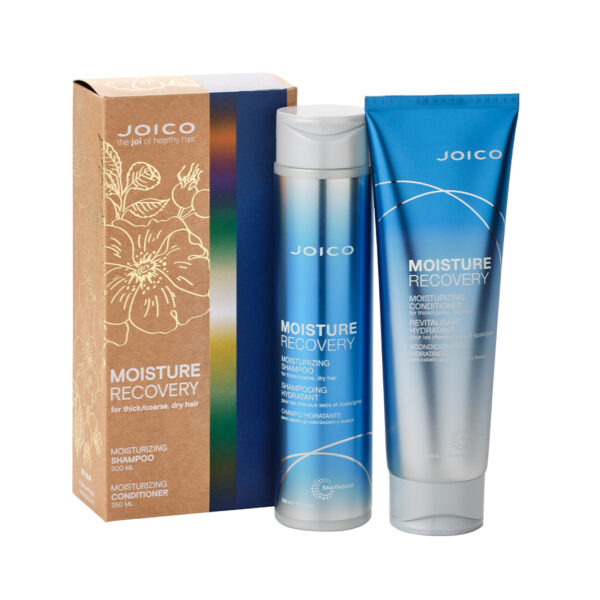 JOICO Moisture Recovery Gift Set Shampoo 300ml & Conditioner 250ml (Worth £46)
